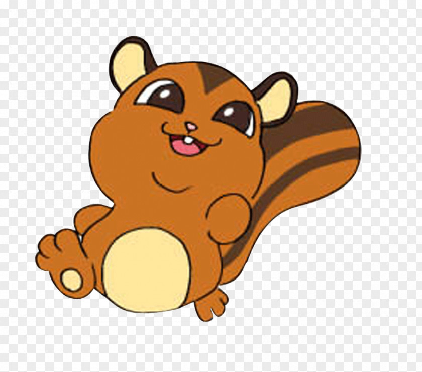Fat Squirrel Cartoon PNG