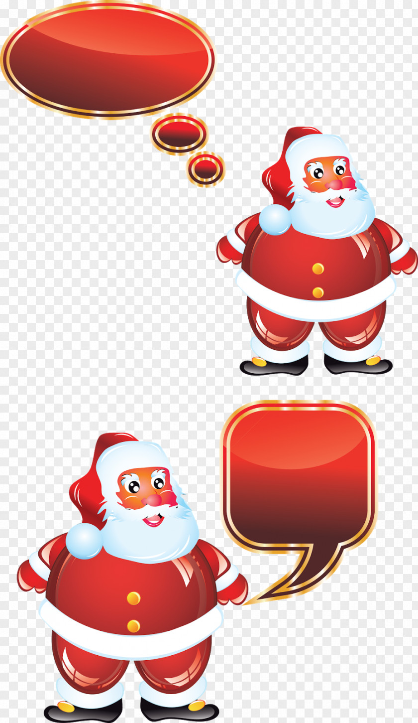 Santa Claus Gift Christmas PNG