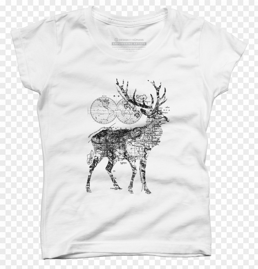 Creative Black And White T-shirt Designs Paper Drawing PNG