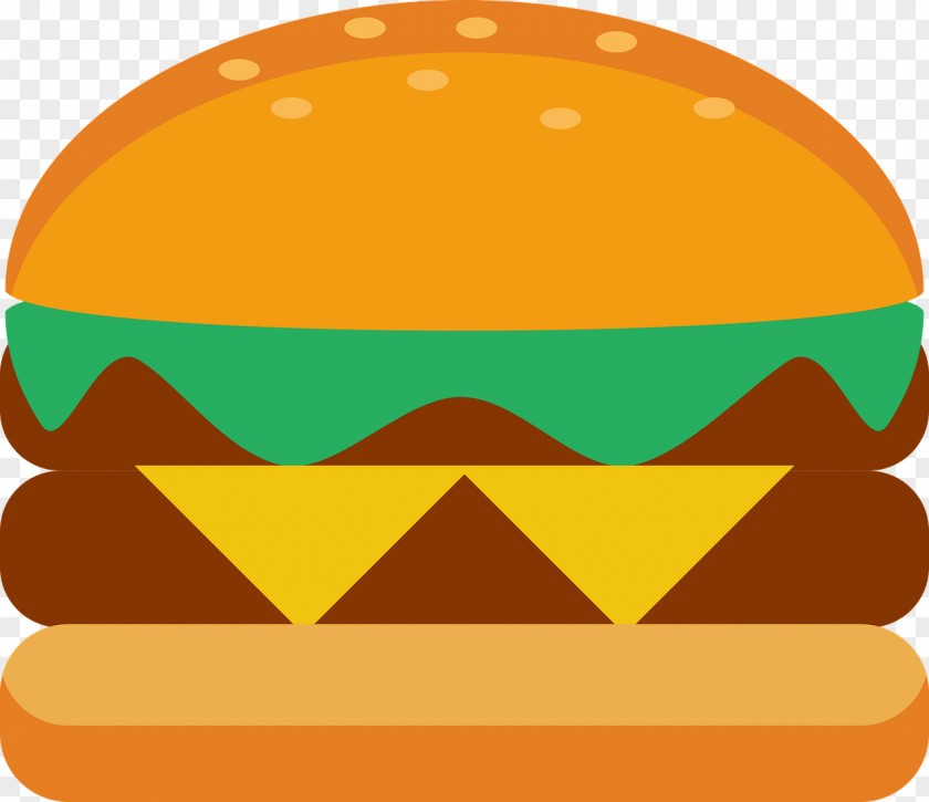 Double Beef Burger Hamburger Bread Cheese PNG