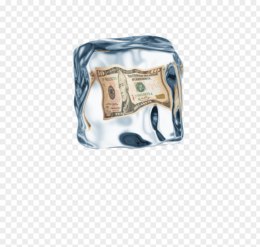 Ice Dollar Bank Account Saving Money Finance PNG