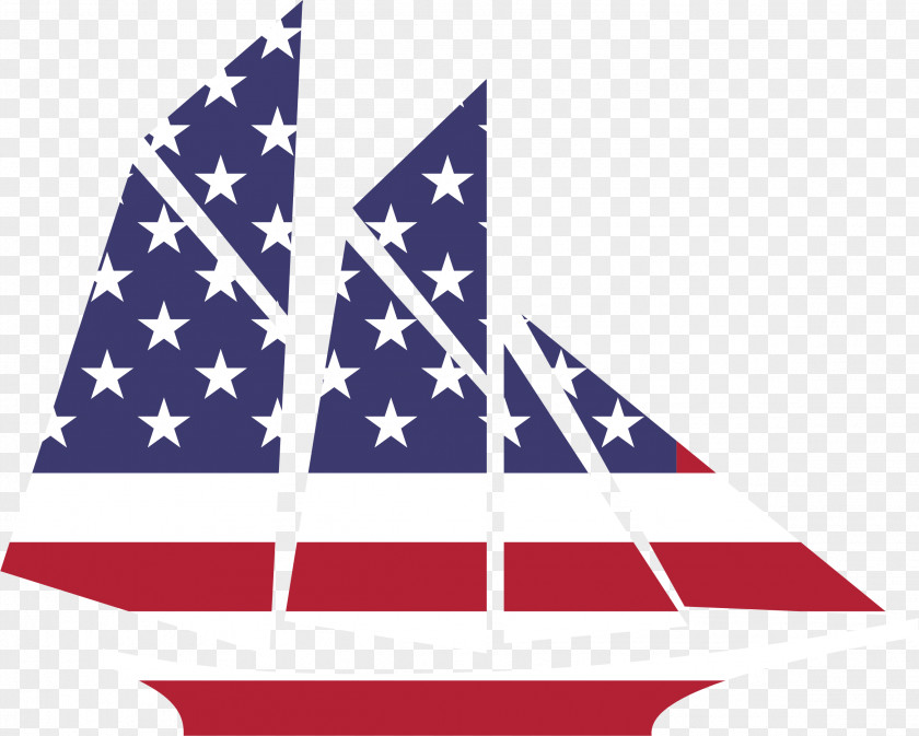 USA United States Boat Sailing Ship Clip Art PNG