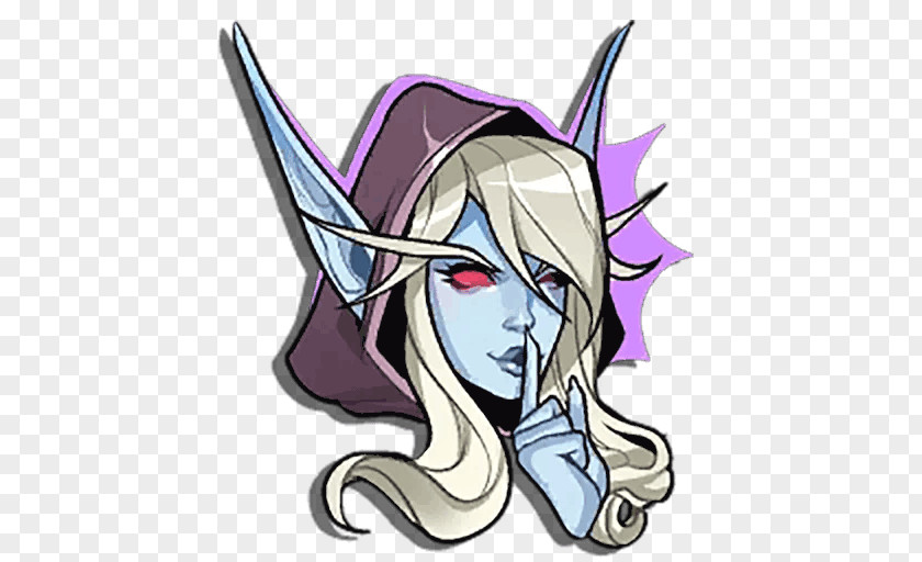 World Of Warcraft Heroes The Storm Sylvanas Windrunner Blood Elf Telegram PNG