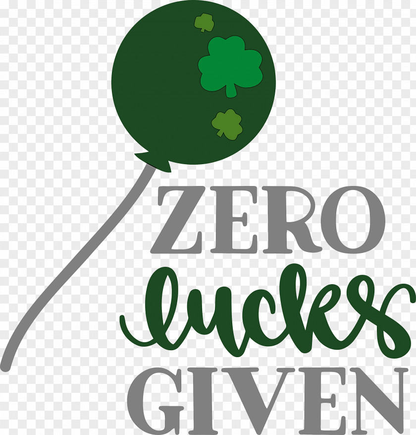 Zero Lucks Given Lucky Saint Patrick PNG