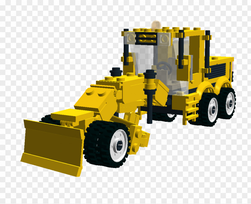 Bulldozer LEGO Machine Wheel Tractor-scraper PNG