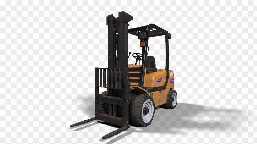 Forked Roller Forklift Rubbish Bins & Waste Paper Baskets Intermodal Container Machine PNG