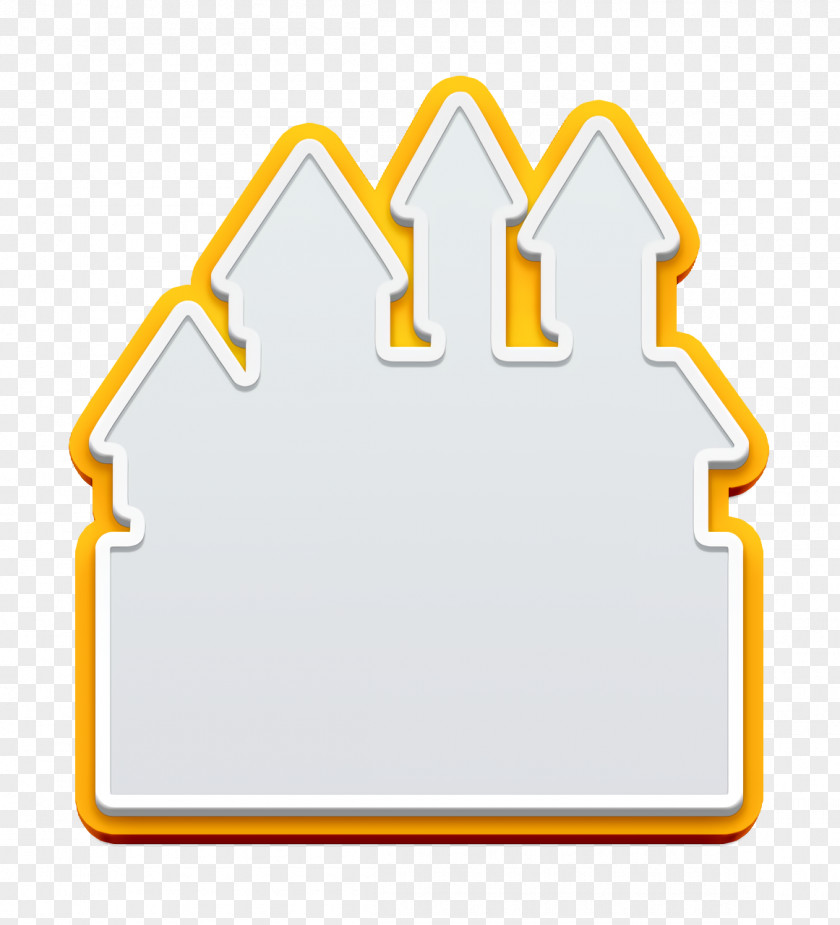 Logo Label Castle Icon Ghost House Horror PNG