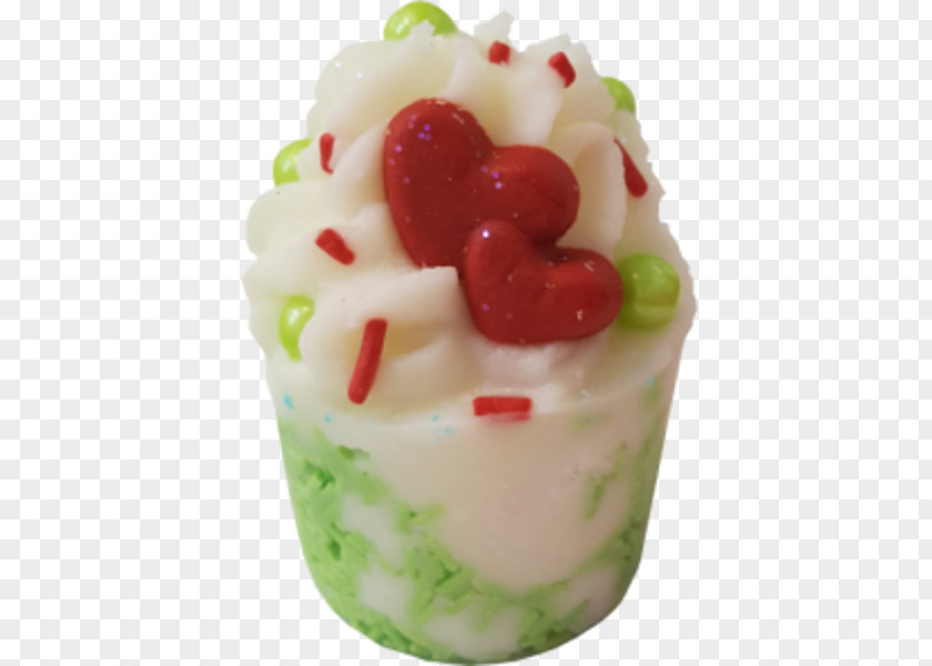Mojito Strawberry Daiquiri Ice Cream Cupcake PNG