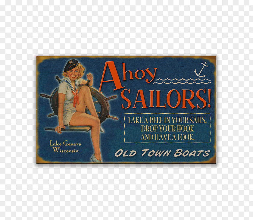 Old Wood Sign Advertising Poster Rectangle PNG