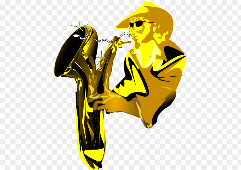 Saxophone Player Jazz Clip Art PNG