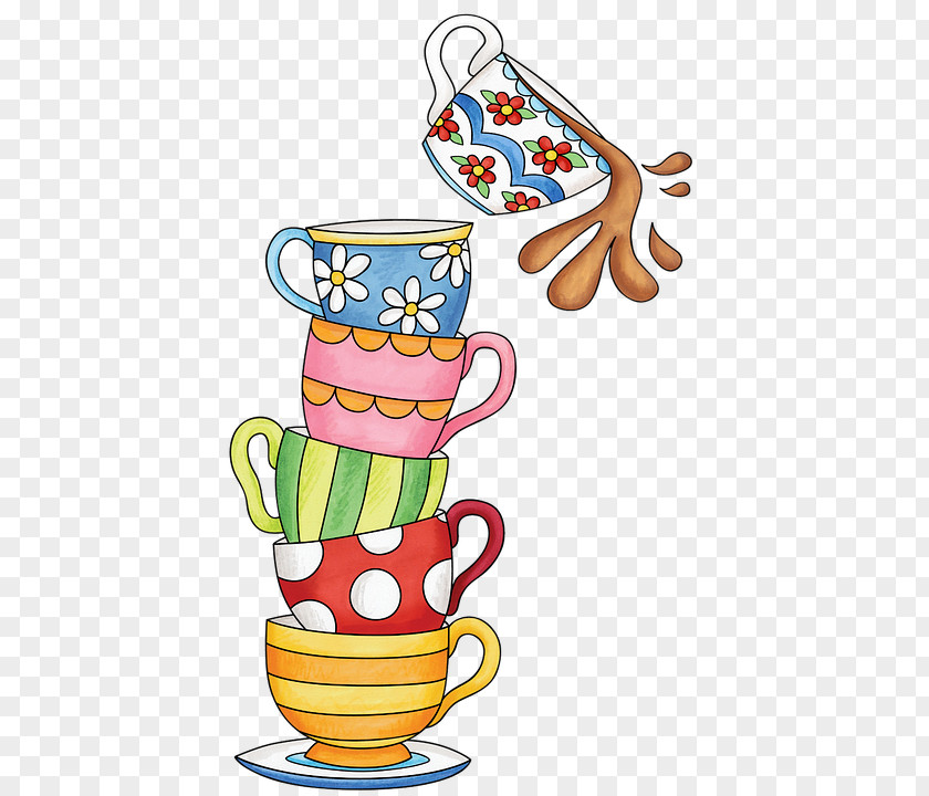 Tea Teacup Teapot Clip Art PNG