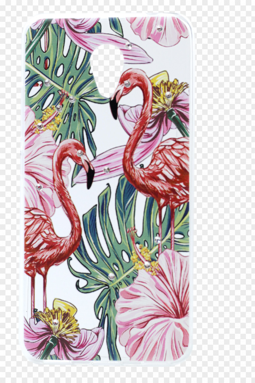 Flamingo Black Pink M Beak RTV PNG