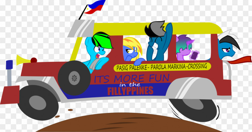 Jeepney Vehicle Cartoon Clip Art PNG