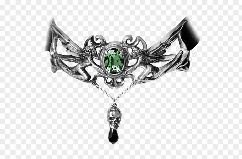 Necklace Alchemy Gothic La Fleur De Baudelaire Choker Gemstone Pendant PNG