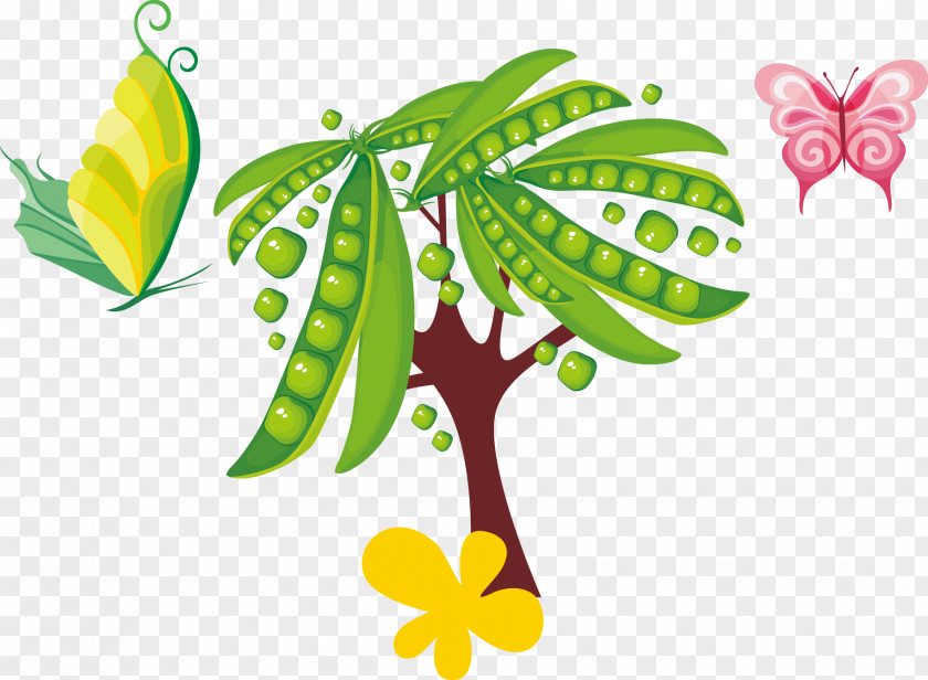 Pea Butterfly Tree Euclidean Vector Icon PNG