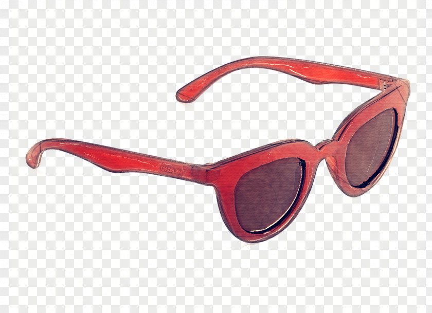 Plastic Magenta Sunglasses PNG