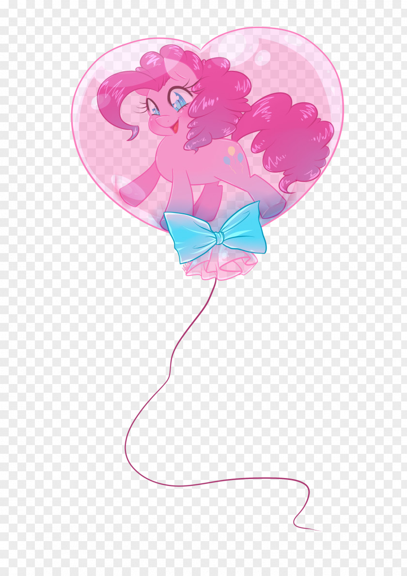 Balloon Pink M Character Fiction Heart PNG
