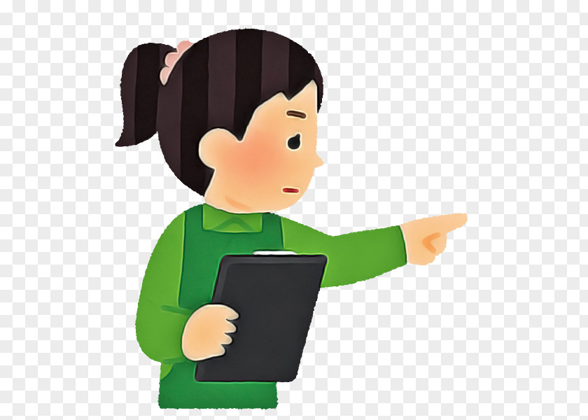 Cartoon Reading Animation Gesture PNG