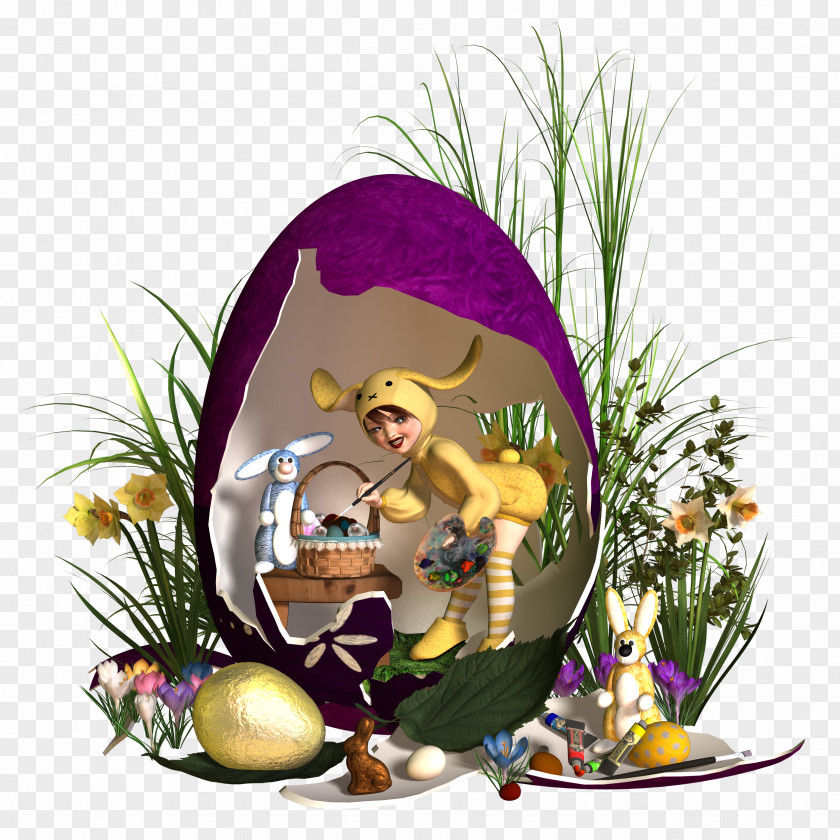 Easter Bunny Egg Holiday Christmas PNG