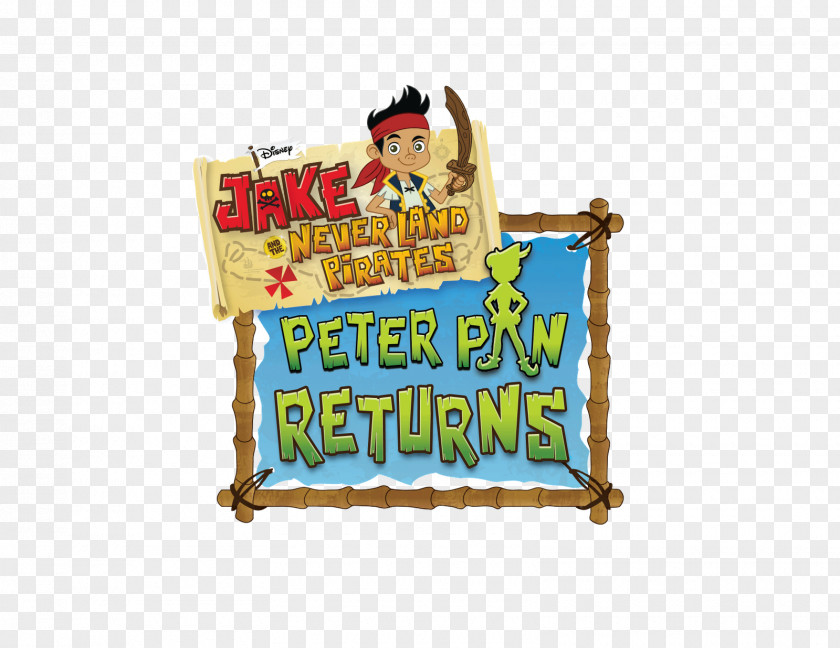 Jake And The Neverland Pirates Peter Pan Returns! Disneyland Logo Brand PNG