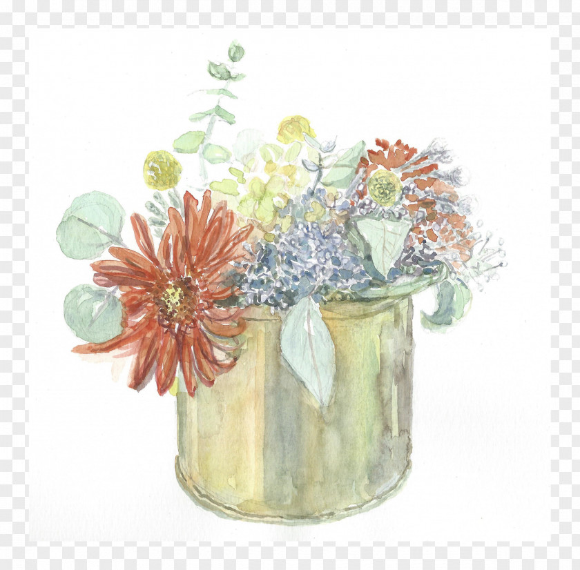 Painting Floral Design Watercolor Flower Paper PNG