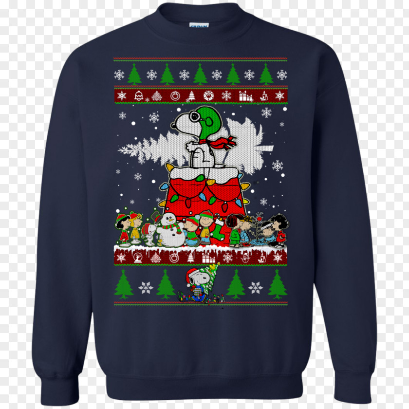 Peanuts Xmas T-shirt Hoodie Sweater Christmas Jumper PNG