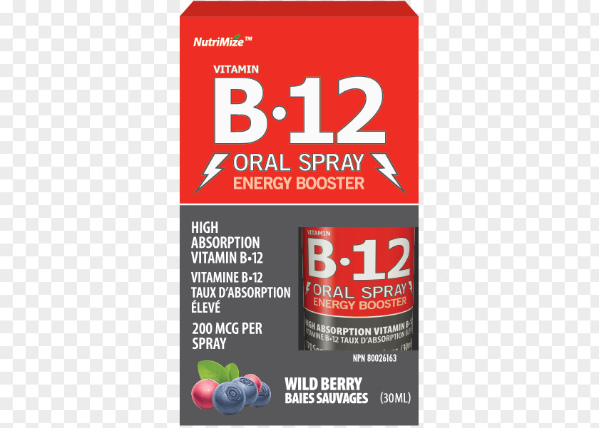 Wild Berry Dietary Supplement Vitamin B-12 D Cyanocobalamin PNG