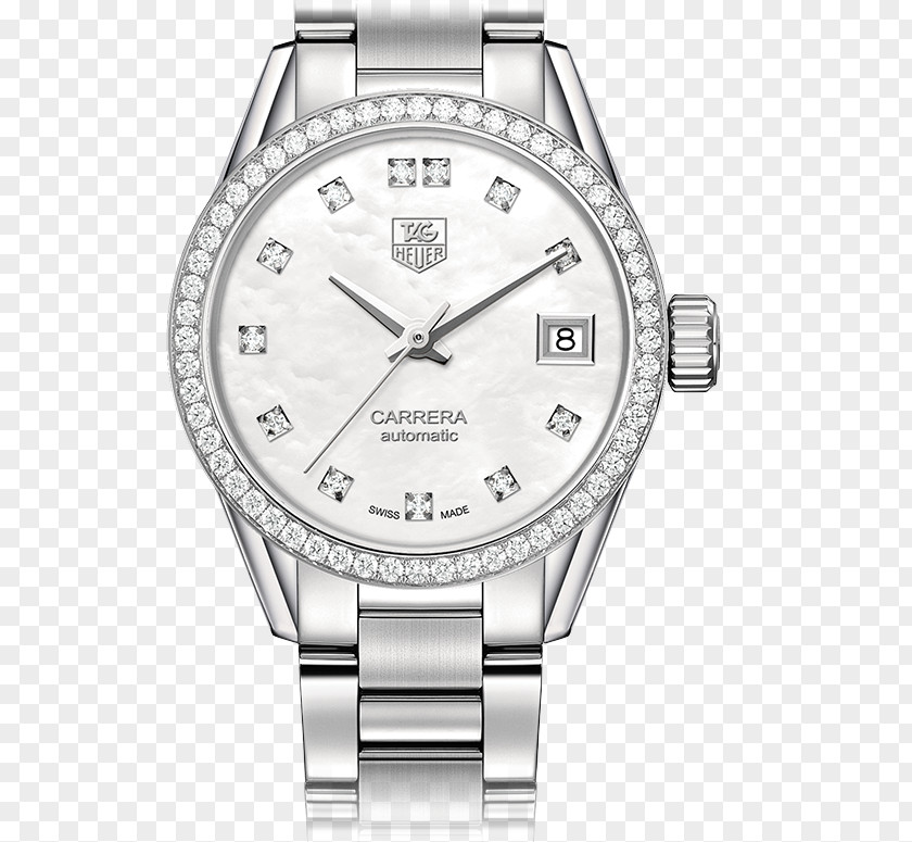 Maternal Love TAG Heuer Jewellery Watch Diamond Chronograph PNG