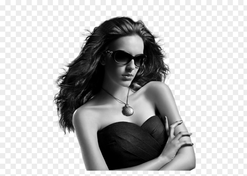 Sunglasses Black And White Painting PNG