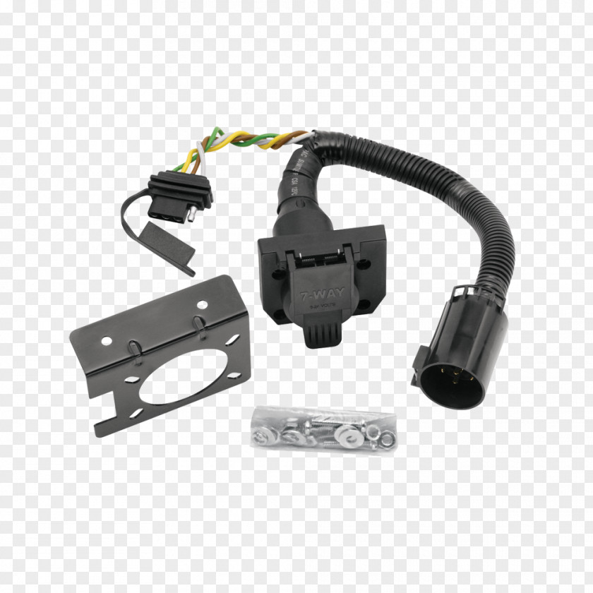 Tow Hitch Electrical Connector AC Power Plugs And Sockets Car Towing Cable Harness PNG