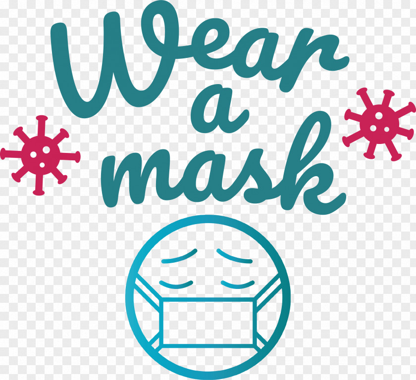 Wear A Mask Face PNG