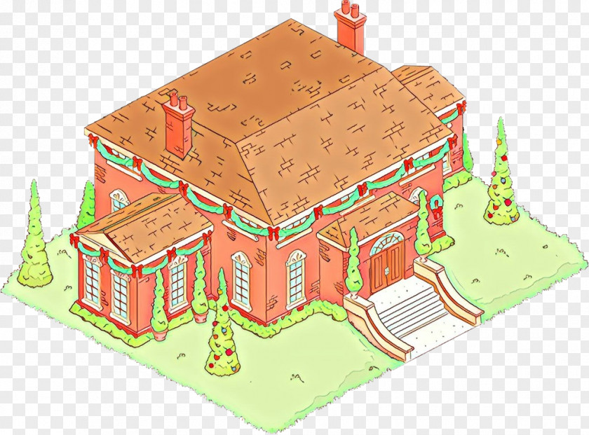 Christmas Decoration Building PNG
