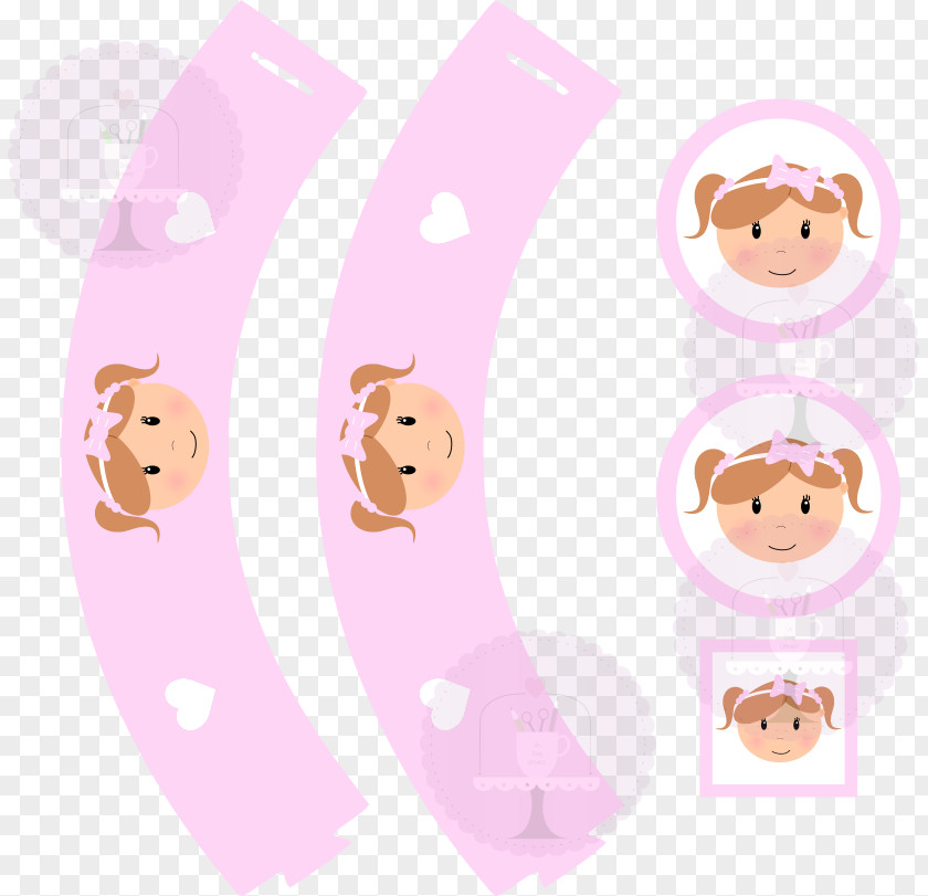 Cupcake Wrapper Mammal Pink M Clip Art PNG