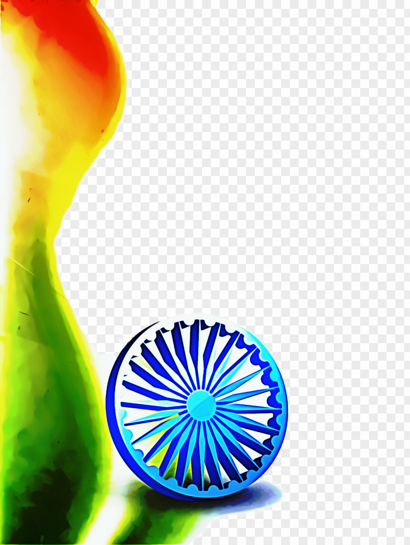 Electric Blue Vallabhbhai Patel India Independence Day Poster Background PNG