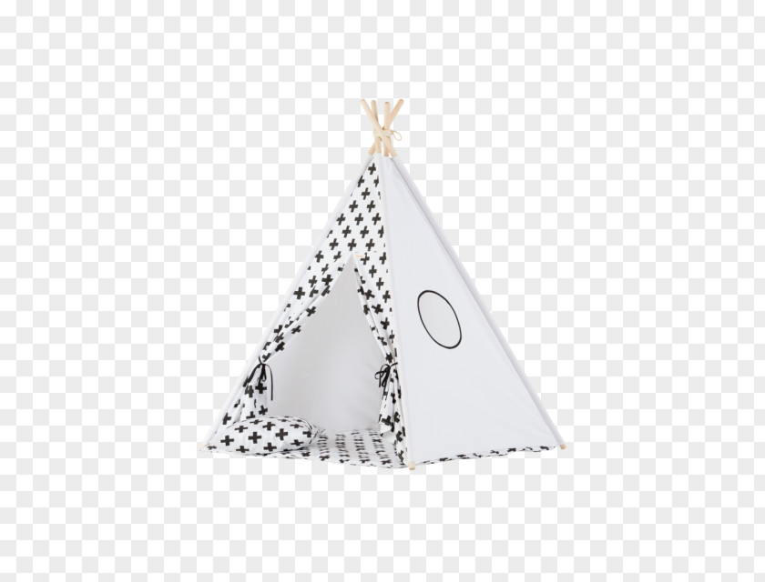 Tipi Tent Textile Wigwam Black And White PNG