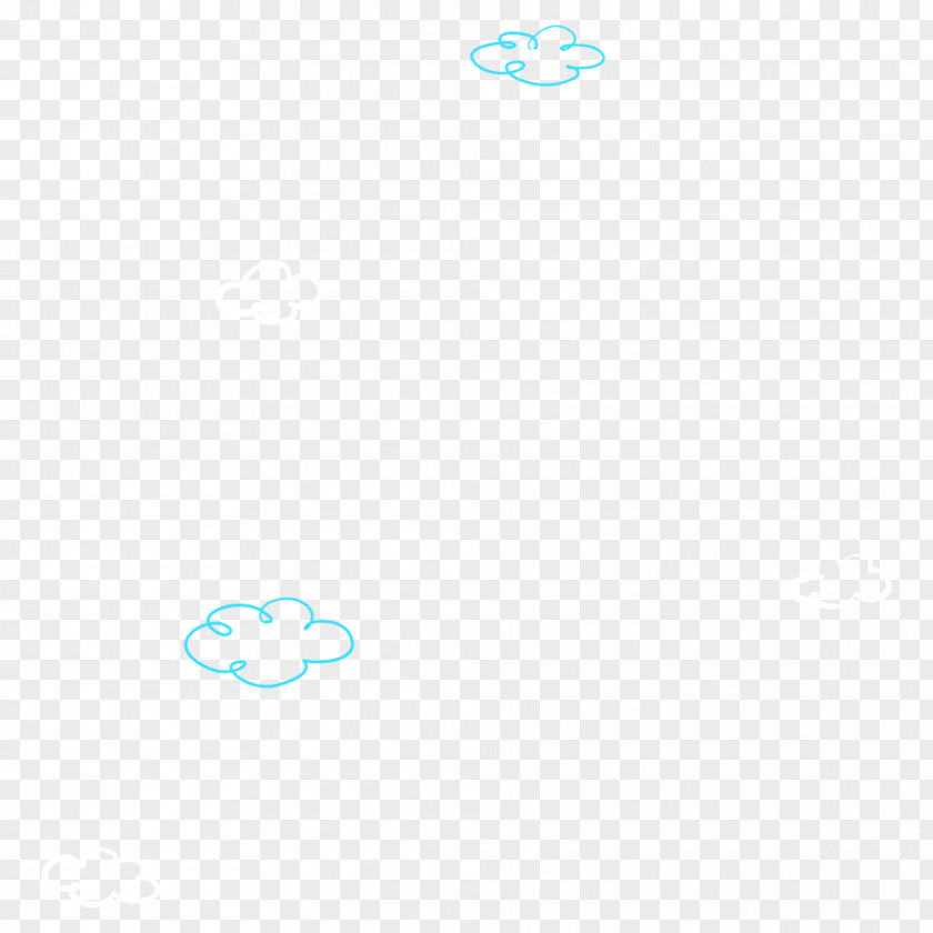 Blue Line Clouds Pattern PNG