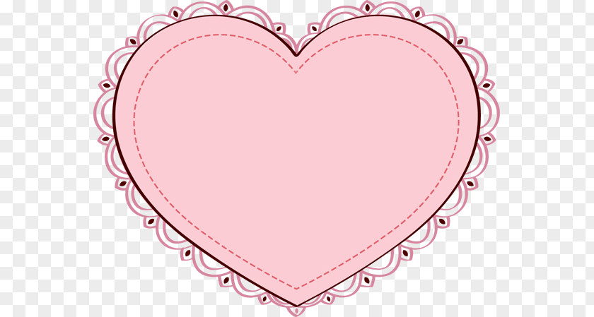 Pink Heart Image Valentines Day Clip Art PNG