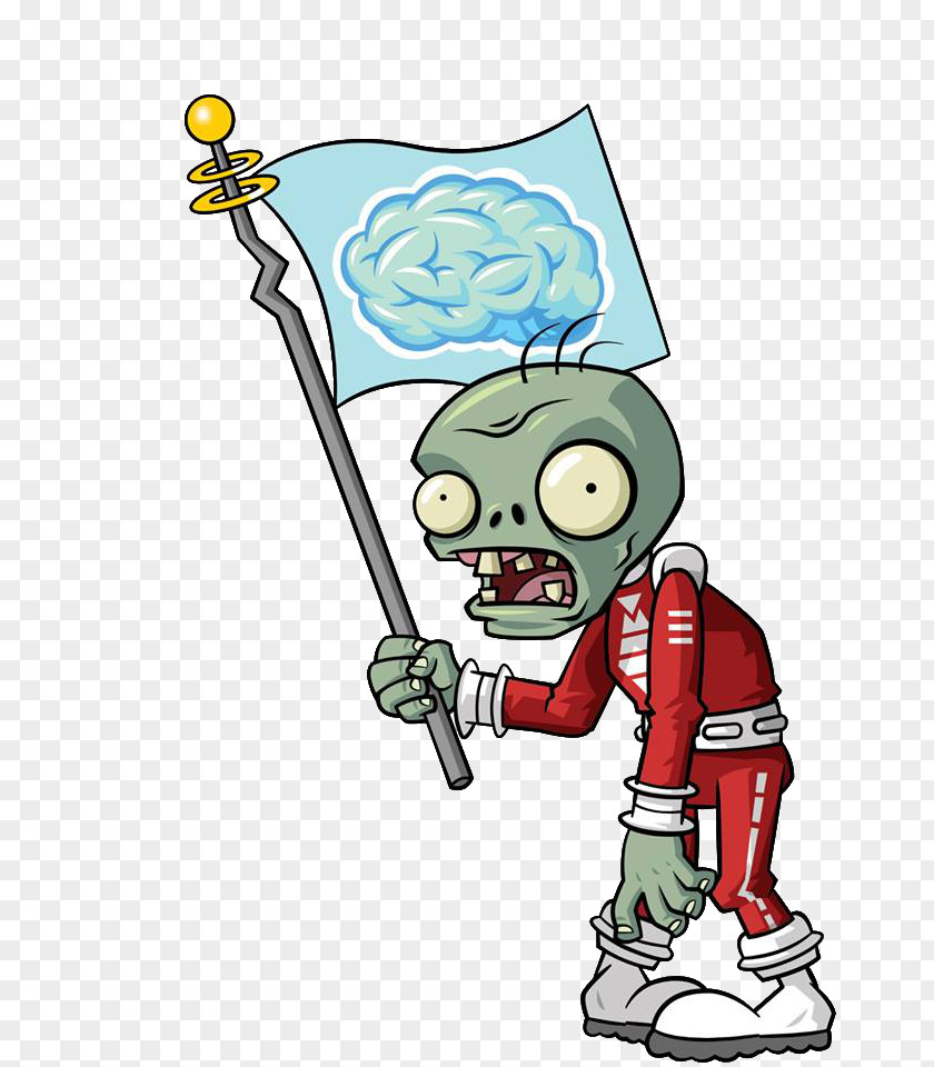 Plants Vs Zombies Vs. Zombies: Brain Food 2: It's About Time Flag PNG