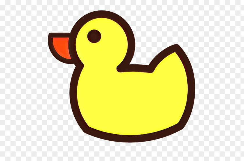 Water Bird Ducks Geese And Swans Clip Art Yellow Cartoon Beak PNG