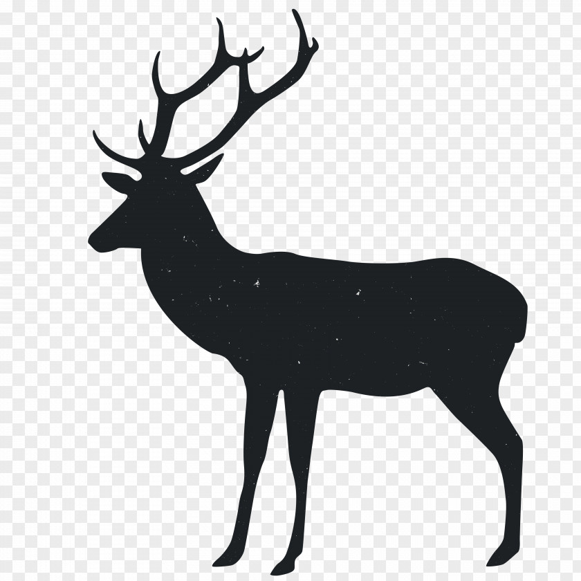 Animal Silhouettes Reindeer Silhouette PNG
