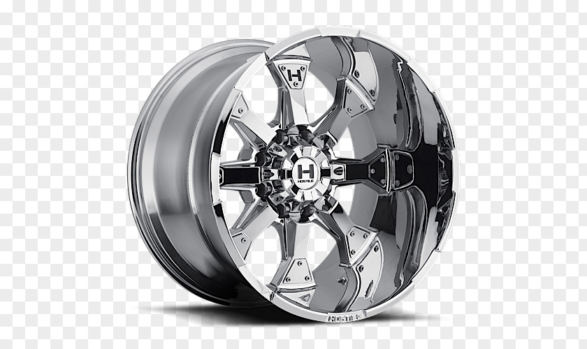 Chromium Plated Alloy Wheel Car Rim Tire Jeep PNG