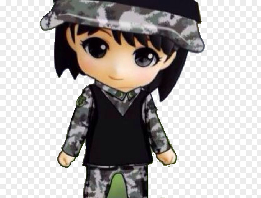 Cute Kids Uniforms Peoples Armed Police Liberation Army Cartoon Avatar Soldier PNG