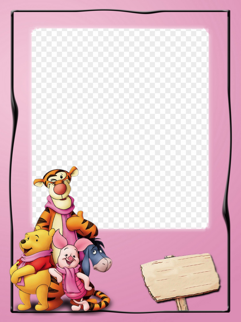 Winnie Pooh The Eeyore Piglet Tigger Picture Frames PNG