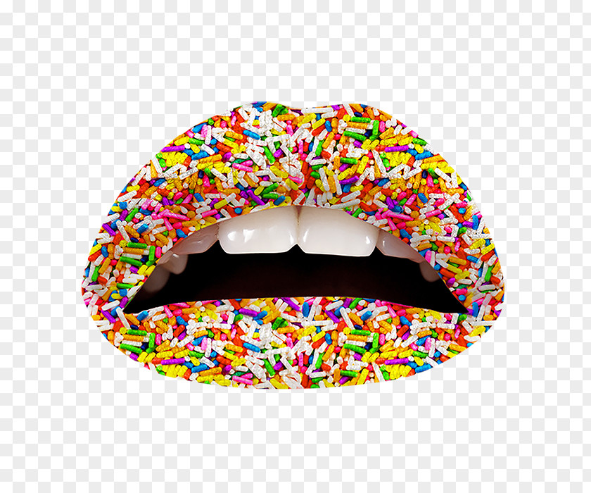Candy Cupcake Violent Lips Sprinkles PNG
