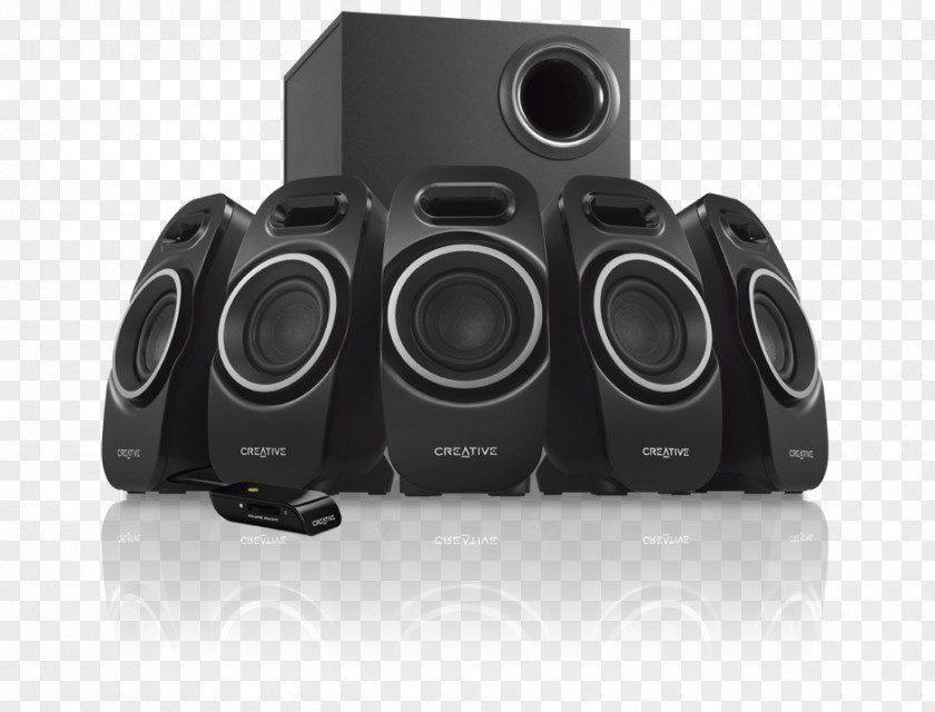 Computer Creative A550 Loudspeaker 5.1 Surround Sound Labs PNG