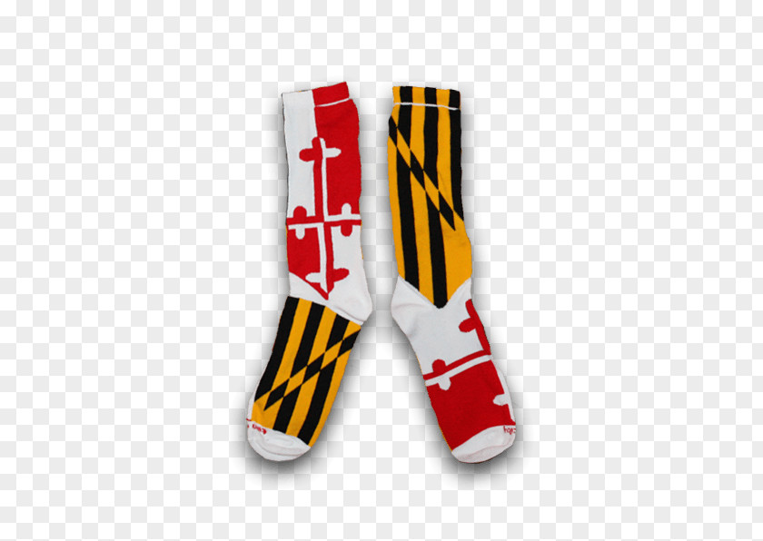 Flag Sock Of Maryland Terrapins Football University Maryland, College Park PNG