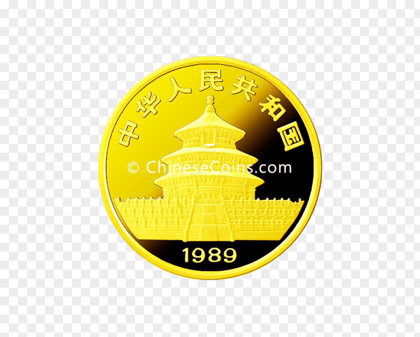 Gold Coins Giant Panda Coin Chinese PNG