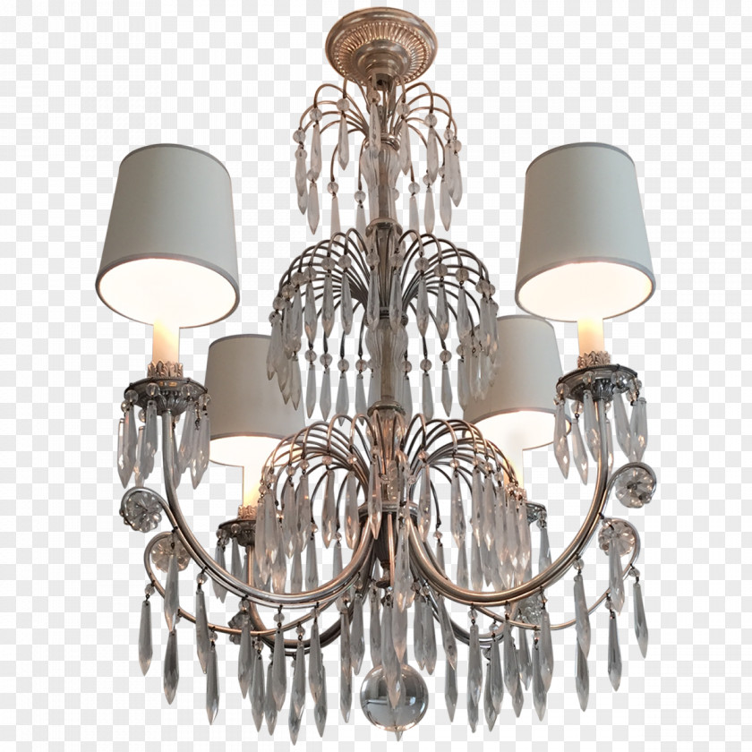 Hanging Crystals Chandelier Product Design Light Fixture Ceiling PNG