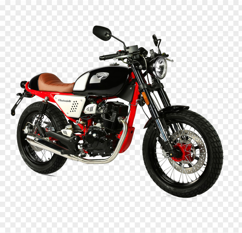 Motorcycle Scooter Café Racer Yamaha SR 125 Hanway PNG