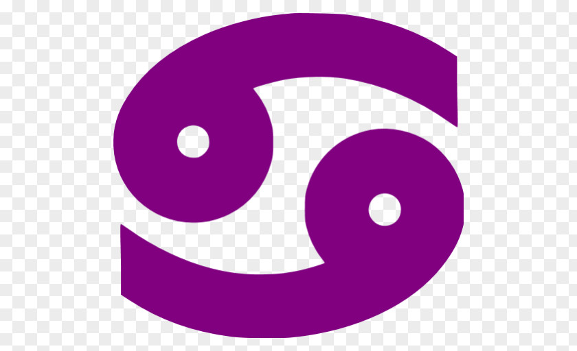 Cancer Astrology Purple Violet Magenta Circle PNG